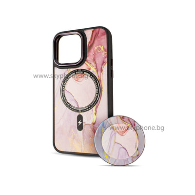 Husa cu inel OEM compatibila cu Xiaomi Redmi Note 12 4G, MagSafe/Magnetic, TPU