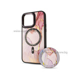 Husa cu inel OEM compatibila cu Xiaomi Redmi 9C, Xiaomi Redmi 10A, MagSafe/Magnetic, TPU, Rosu