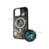 Husa cu inel OEM compatibila cu Xiaomi Redmi 9C, Xiaomi Redmi 10A, MagSafe/Magnetic, TPU, Rosu