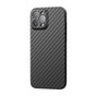 Husa OEM compatibila cu iPhone 15 Pro, carbon, Negru