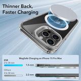 Husa ESR compatibila cu iPhone 15, MagSafe/Magnetic, policarbonat, Alb