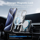 Husa ESR compatibila cu iPhone 15, MagSafe/Magnetic, policarbonat, Alb