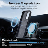 Husa ESR compatibila cu iPhone 15 Pro, MagSafe/Magnetic, silicon, Alb
