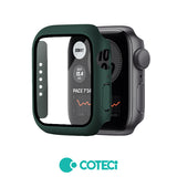 Husa Coteci Pc Sticla Temperata 9d pentru Apple Watch 45mm