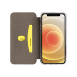 Husa tip carte OEM compatibila cu Galaxy A42 5G, MagSafe/Magnetic, piele, Alb