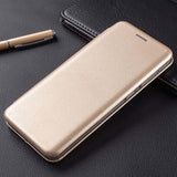 Husa tip carte OEM compatibila cu iPhone 13 Pro Max, MagSafe/Magnetic, piele, Auriu