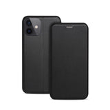 Husa tip carte OEM compatibila cu Galaxy S20 Ultra, MagSafe/Magnetic, piele, Negru