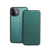Husa tip carte OEM compatibila cu Xiaomi Redmi Note 9T, MagSafe/Magnetic, piele, Alb