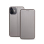 Husa tip carte OEM compatibila cu OnePlus Nord 5G, MagSafe/Magnetic, piele, Gri