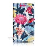 Husa Universala Tip Portofel 7.0 inch, Eco Piele, Model Floral 2
