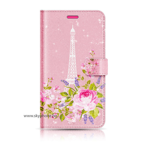 Husa Universala Tip Portofel 7.0 inch, Eco Piele, Model Paris