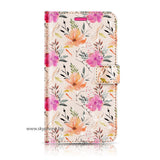Husa Universala Tip Portofel 7.0 inch, Eco Piele, Model Floral 1