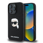 Husa Karl Lagerfeld compatibila cu iPhone 16 Pro, MagSafe/Magnetic, TPU, Negru