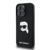 Husa Karl Lagerfeld compatibila cu iPhone 16 Pro, MagSafe/Magnetic, TPU, Negru