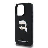 Husa Karl Lagerfeld compatibila cu iPhone 16 Pro, MagSafe/Magnetic, TPU, Negru