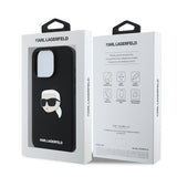 Husa Karl Lagerfeld compatibila cu iPhone 16 Pro, MagSafe/Magnetic, TPU, Negru