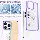 Husa telefon pentru Apple iPhone 15 Kingxbar Wish Series, Argintie