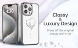 Husa spate Kingxbar Wish pentru Apple iPhone 14, Aurie