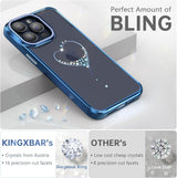 Husa telefon pentru Apple iPhone 15 Kingxbar Wish Series, Argintie