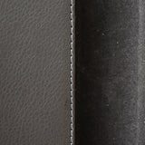 Husa orizontala din piele ecologica cu clip centura, 5 inch, negru cu interior velur
