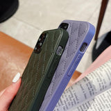 Husa OEM compatibila cu iPhone 11 Pro, piele ecologica, Alb