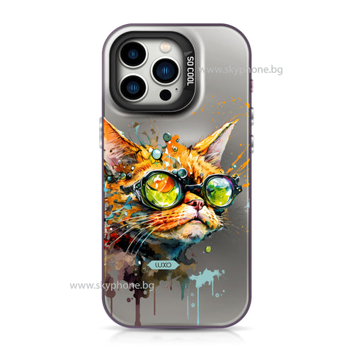 Husa Luxo compatibila cu Motorola Moto G13, Motorola Moto G23, policarbonat, silicon, Multicolor
