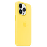 Husa compatibila cu iPhone 14 Pro Max, MagSafe/Magnetic, silicon, Galben