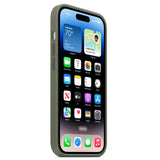 Husa compatibila cu iPhone 14 Pro, MagSafe/Magnetic, silicon, Verde