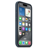 Husa compatibila cu iPhone 15 Pro Max, MagSafe/Magnetic, silicon, Alb
