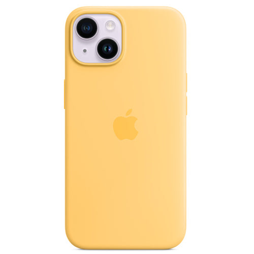 Husa compatibila cu iPhone 14, MagSafe/Magnetic, silicon, Auriu