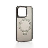 Husa cu inel OEM compatibila cu Galaxy S22 Ultra, MagSafe/Magnetic, policarbonat, silicon, Negru