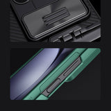 Husa Nillkin compatibila cu Galaxy Z Fold 6, Anti-amprenta, PC, TPU, Alb