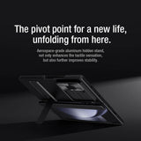 Husa Nillkin compatibila cu Galaxy Z Fold 6, Anti-amprenta, PC, TPU, Alb