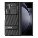 Husa Nillkin compatibila cu Galaxy Z Fold 6, Anti-amprenta, PC, TPU, Alb