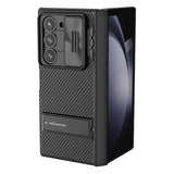 Husa Nillkin compatibila cu Galaxy Z Fold 6, Anti-amprenta, PC, TPU, Alb