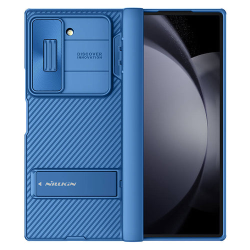 Husa Nillkin compatibila cu Galaxy Z Fold 6, Anti-amprenta, PC, TPU, Alb