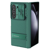 Husa Nillkin compatibila cu Galaxy Z Fold 6, Anti-amprenta, PC, TPU, Alb