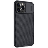 Husa Nillkin compatibila cu iPhone 15 Pro Max, Antisoc, policarbonat, Negru
