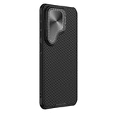 Husa Nillkin compatibila cu Galaxy S24, Anti-amprenta, policarbonat, Negru