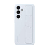 Husa cu inel Samsung compatibila cu Galaxy S24 Plus, silicon, Alb