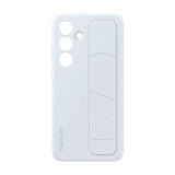 Husa cu inel Samsung compatibila cu Galaxy S24 Plus, silicon, Alb