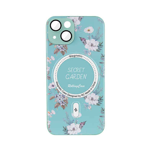 Husa cu inel OEM compatibila cu iPhone 13 Pro Max, MagSafe/Magnetic, TPU, Verde