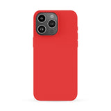 Husa OEM compatibila cu iPhone 15 Pro, Anti-amprenta, silicon, Mov
