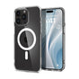 Husa SPG compatibila cu iPhone 14 Pro, MagSafe/Magnetic, TPU, policarbonat, Alb
