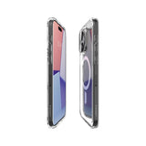 Husa SPG compatibila cu iPhone 13 Pro Max, MagSafe/Magnetic, TPU, policarbonat, Alb
