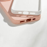 Husa XO compatibila cu iPhone 15 Pro, silicon biodegradabil, Alb