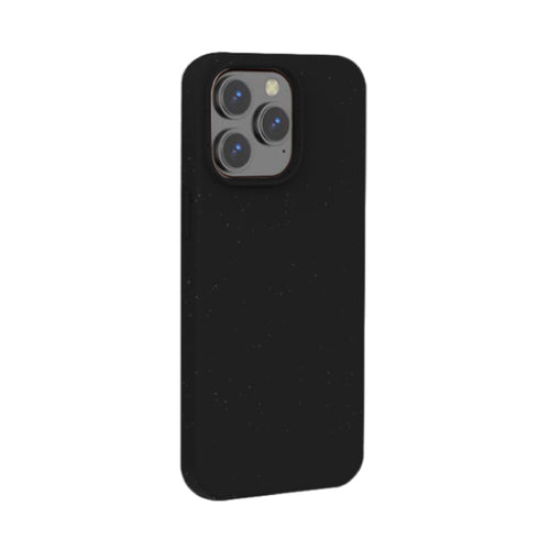 Husa XO compatibila cu iPhone 15 Pro, silicon biodegradabil, Negru