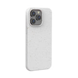 Husa XO compatibila cu iPhone 15 Pro, silicon biodegradabil, Alb