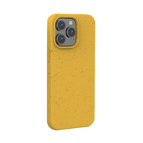 Husa XO compatibila cu iPhone 15 Pro, Anti-amprenta, silicon, Galben