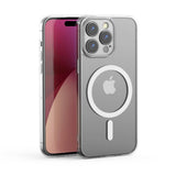 Husa XO compatibila cu iPhone 15 Pro Max, MagSafe/Magnetic, policarbonat, Transparent